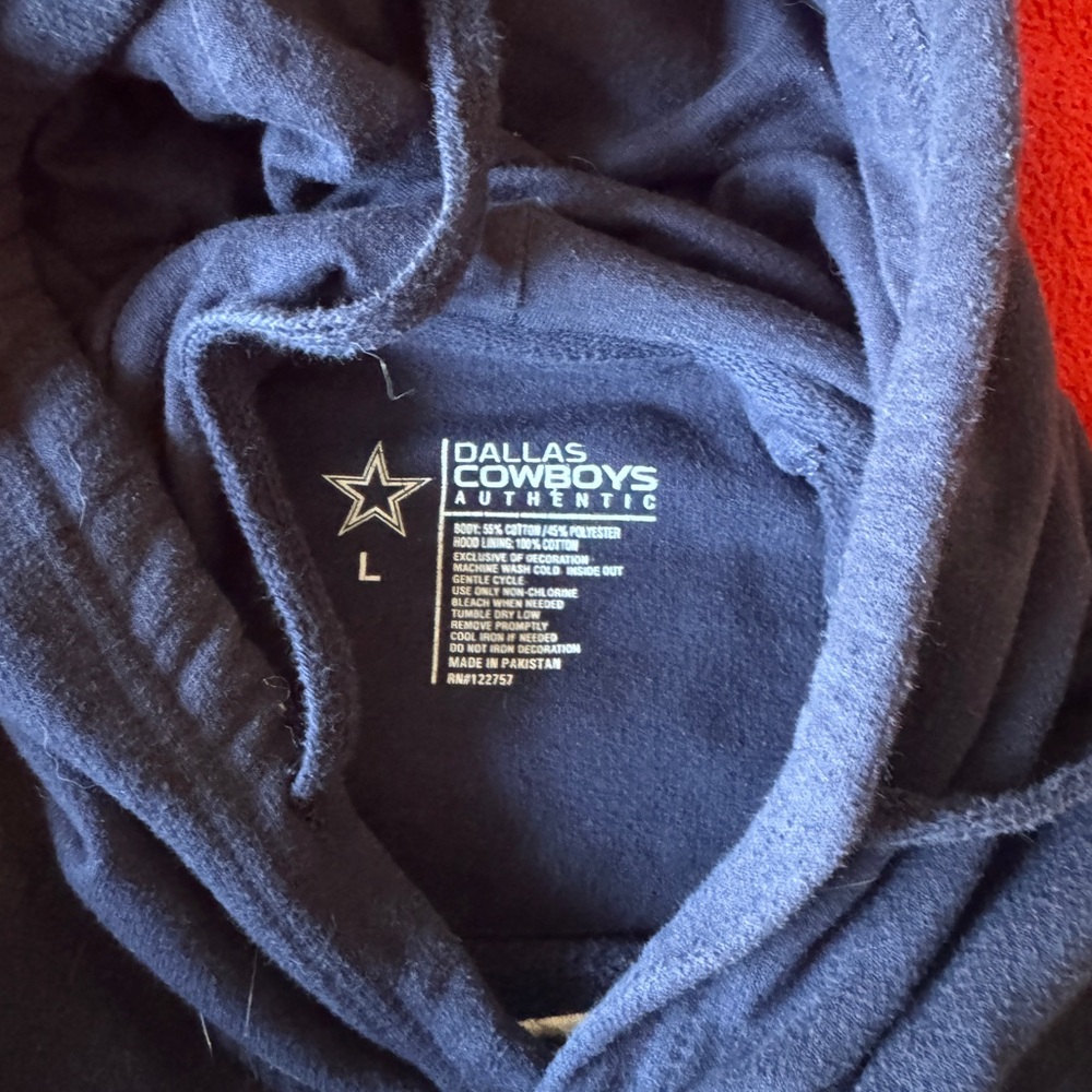 NFL Dallas Cowboys Navy Blue Hoodie